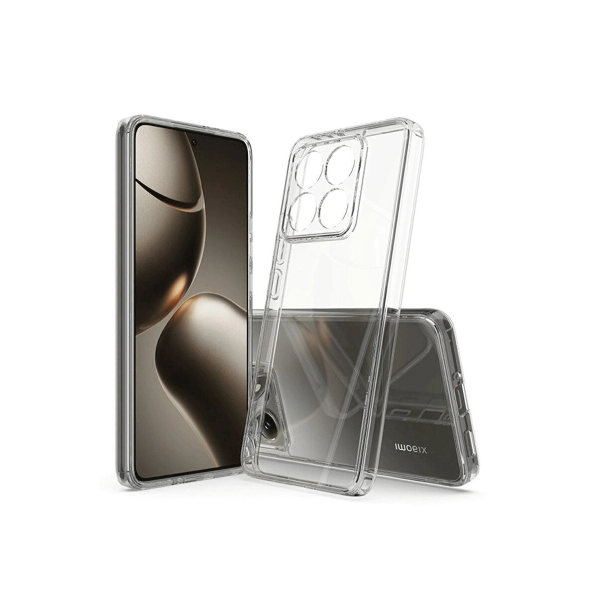 Xiaomi Mi 14t Kılıf Lüx Şeffaf Silikon Xiaomi Mi 14t Kılıf Lüx Şeffaf Silikon