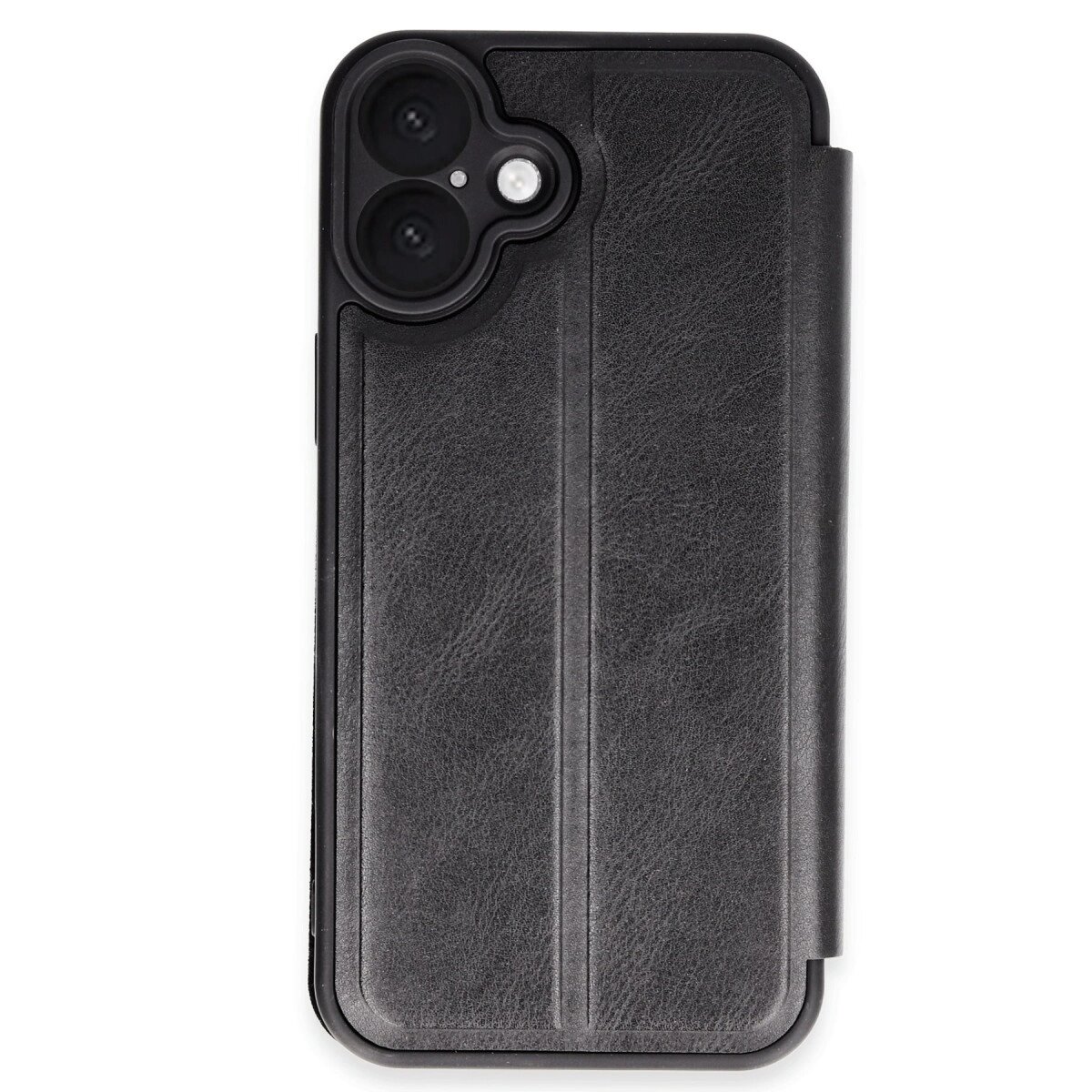 Apple İphone 16 Plus Kılıf Flip Cover - Siyah Apple İphone 16 Plus Kılıf Flip Cover - Siyah