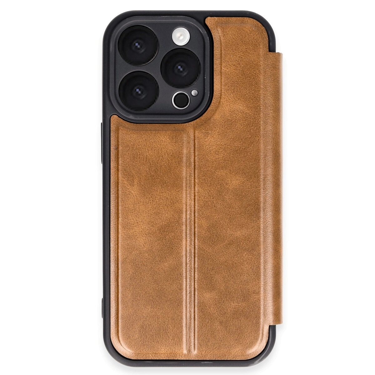 Apple İphone 16 Pro Max Kılıf Flip Cover - Taba Apple İphone 16 Pro Max Kılıf Flip Cover - Taba