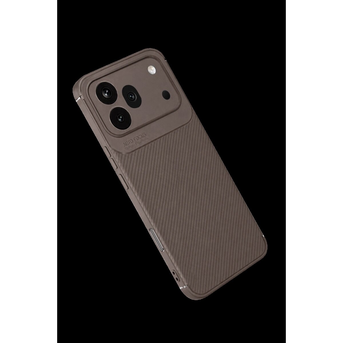 Huawei Honor 600 Pro Auto Focus Karbon Kapak - Gri