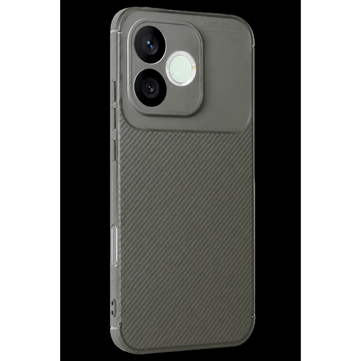 Huawei Honor 600 Lite Auto Focus Karbon Kapak - Gri Huawei Honor 600 Lite Auto Focus Karbon Kapak - Gri