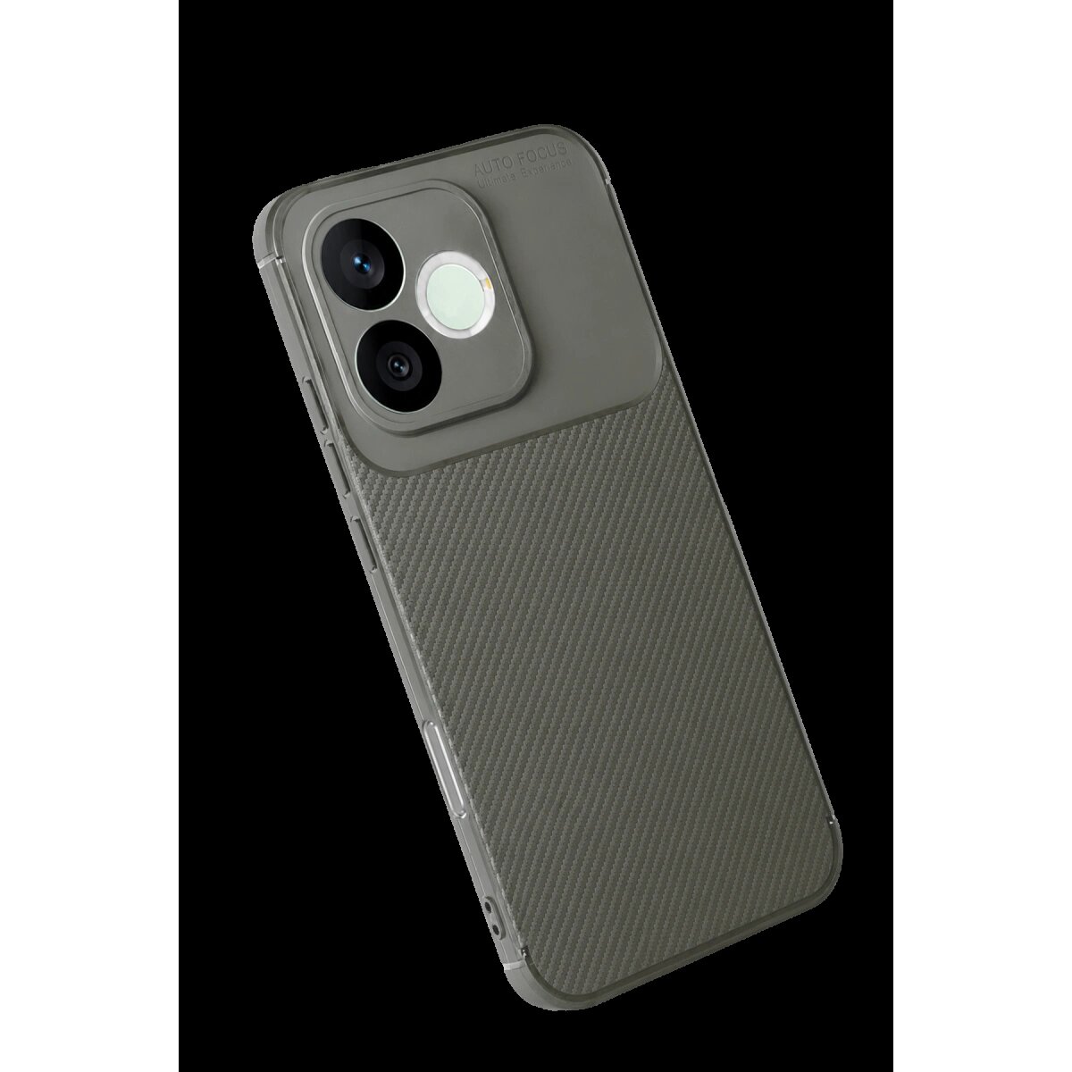 Huawei Honor 600 Lite Auto Focus Karbon Kapak - Gri Huawei Honor 600 Lite Auto Focus Karbon Kapak - Gri