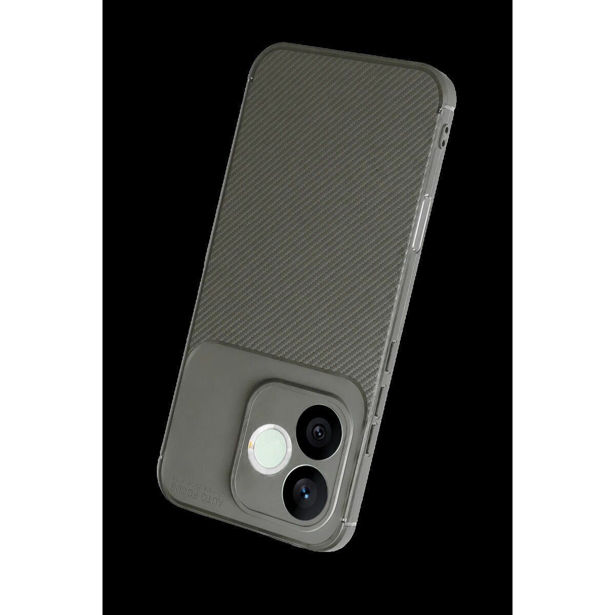 Huawei Honor 600 Lite Auto Focus Karbon Kapak - Gri Huawei Honor 600 Lite Auto Focus Karbon Kapak - Gri