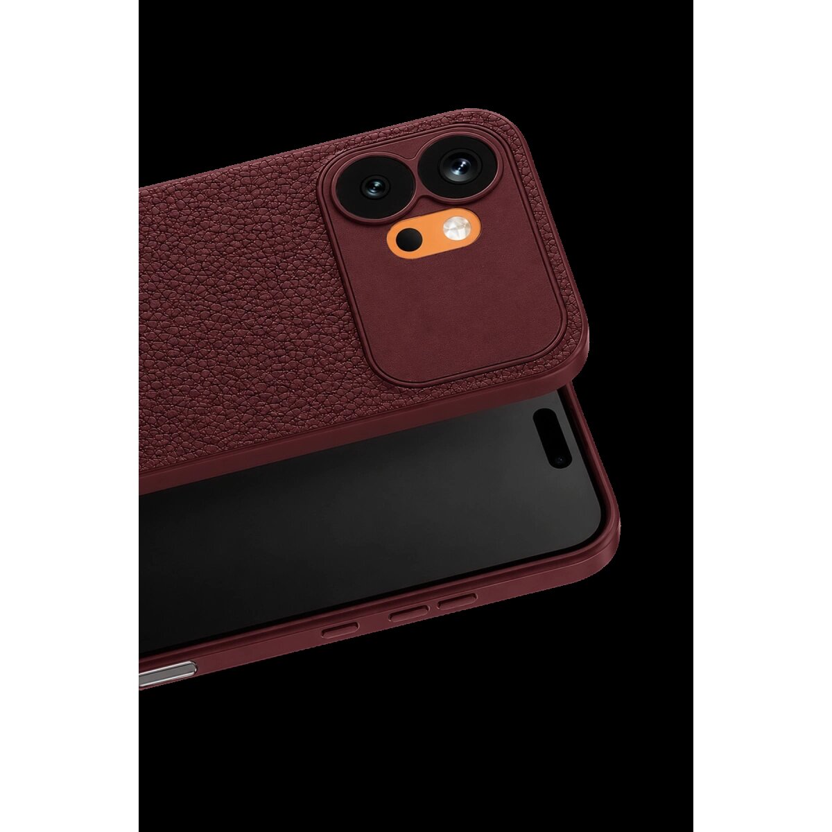 Huawei Honor 600 Thermax Silikon Kılıf - Bordo Huawei Honor 600 Thermax Silikon Kılıf - Bordo