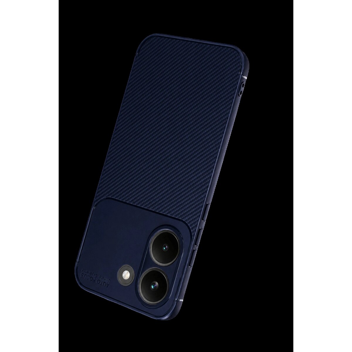 Xiaomi Poco X8 Pro Auto Focus Karbon Kapak - Lacivert Xiaomi Poco X8 Pro Auto Focus Karbon Kapak - Lacivert