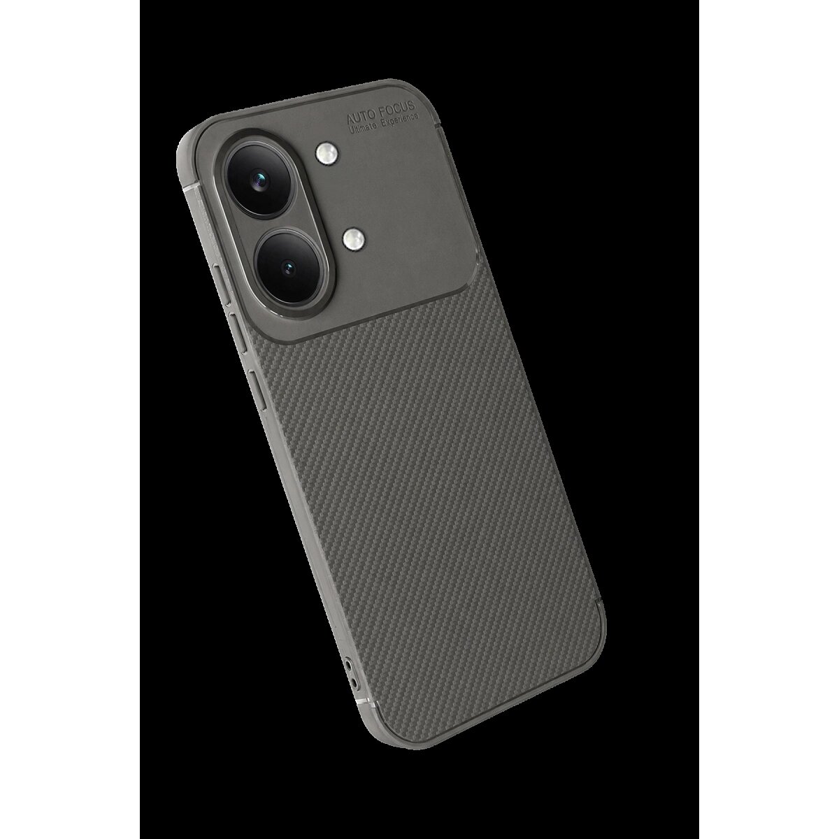 Xiaomi Poco X8 Pro Max Auto Focus Karbon Kapak - Gri Xiaomi Poco X8 Pro Max Auto Focus Karbon Kapak - Gri