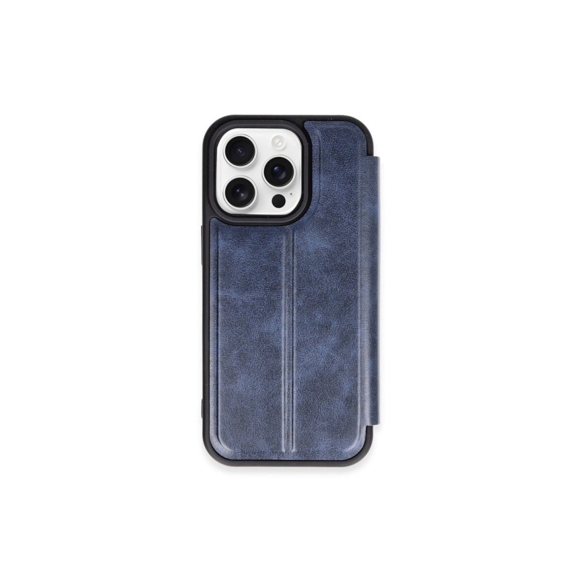 Apple İphone 15 Pro Max Kılıf Flip Cover - Lacivert Apple İphone 15 Pro Max Kılıf Flip Cover - Lacivert