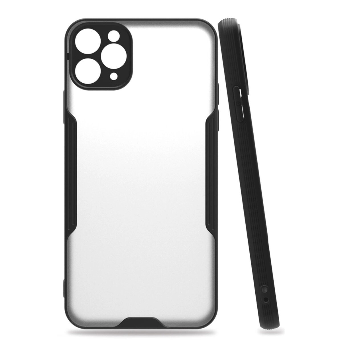 Apple İphone 11 Pro Max Kılıf Platin Silikon - Siyah Apple İphone 11 Pro Max Kılıf Platin Silikon - Siyah
