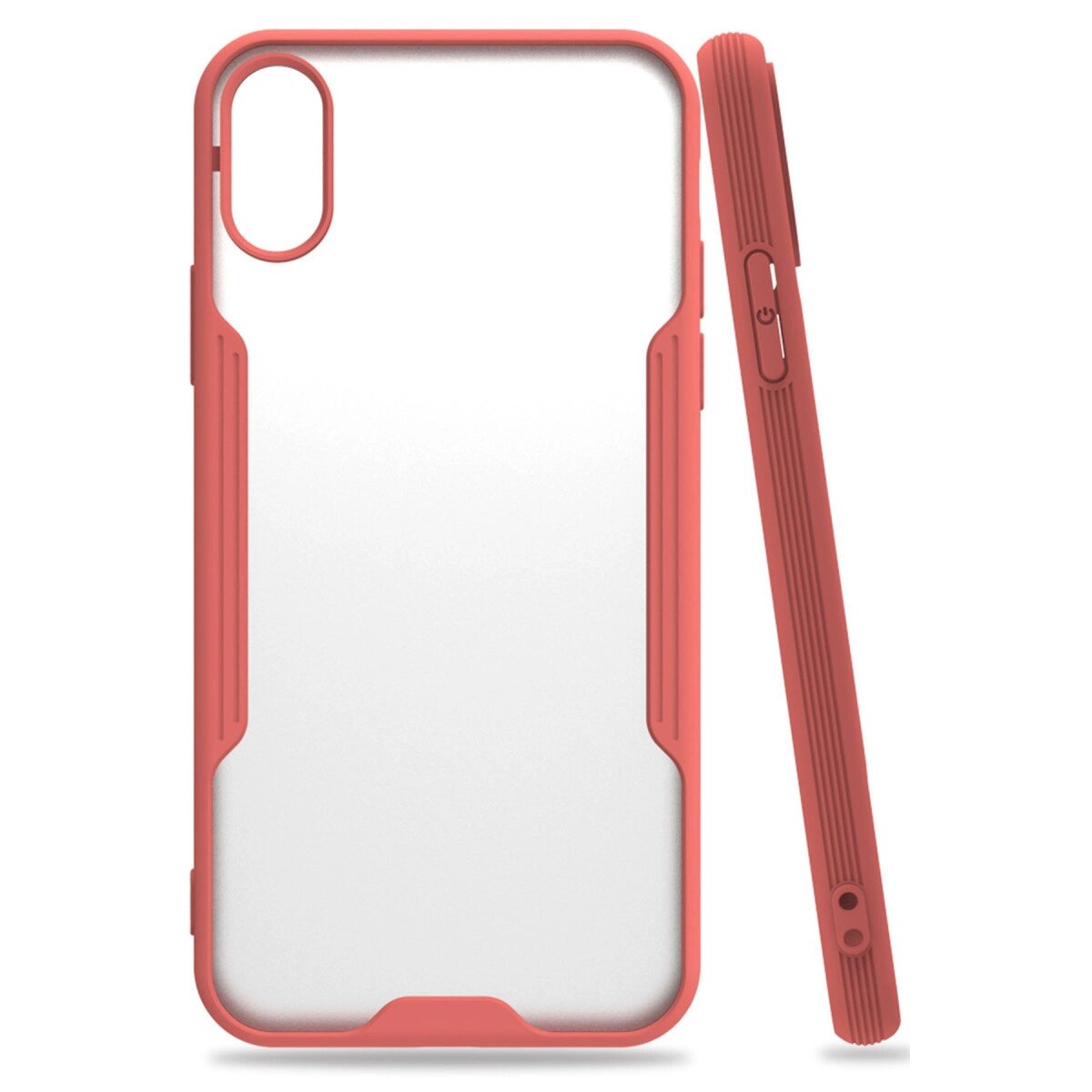 Apple İphone X Kılıf Platin Silikon - Pembe Apple İphone X Kılıf Platin Silikon - Pembe