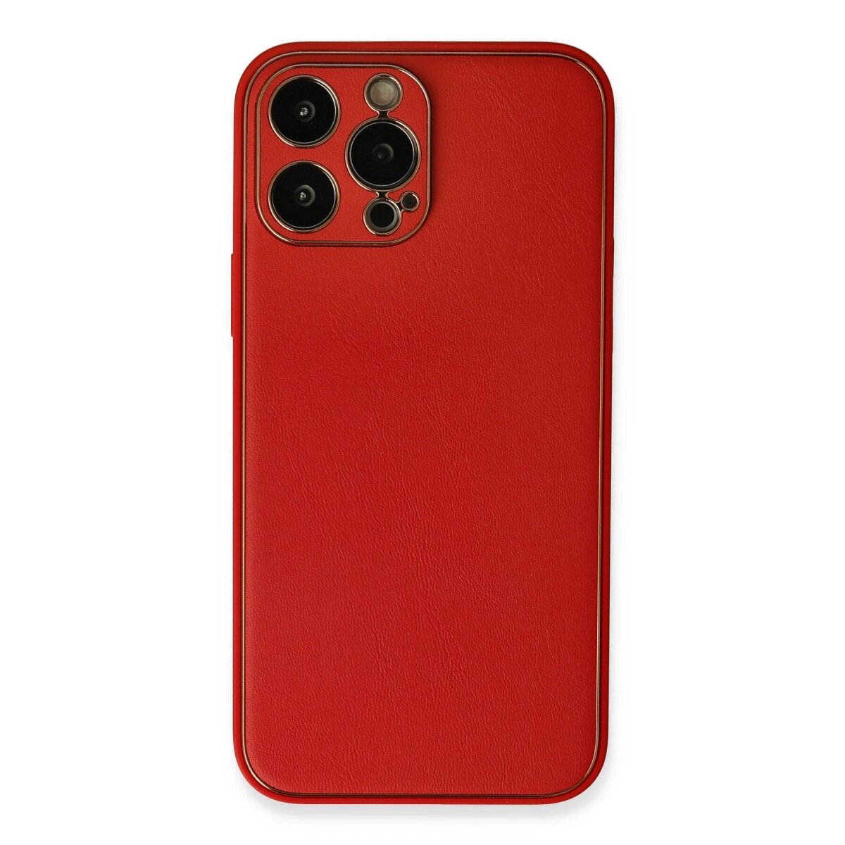 Apple İphone 13 Pro Kılıf Coco Deri Silikon Kapak - Kırmızı Apple İphone 13 Pro Kılıf Coco Deri Silikon Kapak - Kırmızı