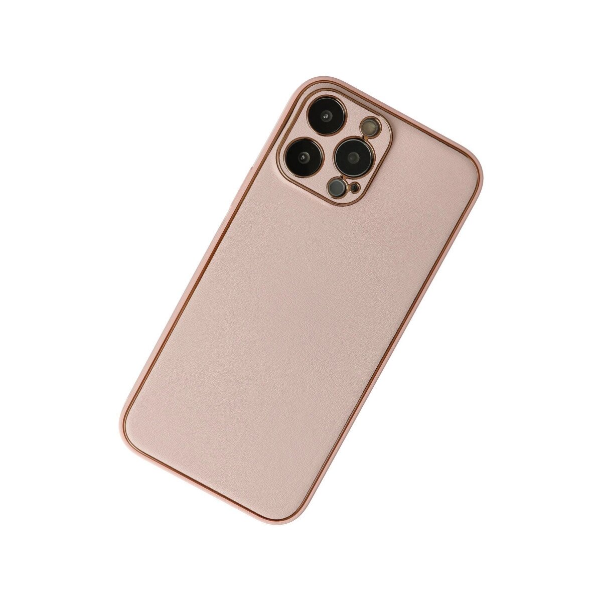 Apple İphone 13 Pro Kılıf Coco Deri Silikon Kapak - Pudra Apple İphone 13 Pro Kılıf Coco Deri Silikon Kapak - Pudra