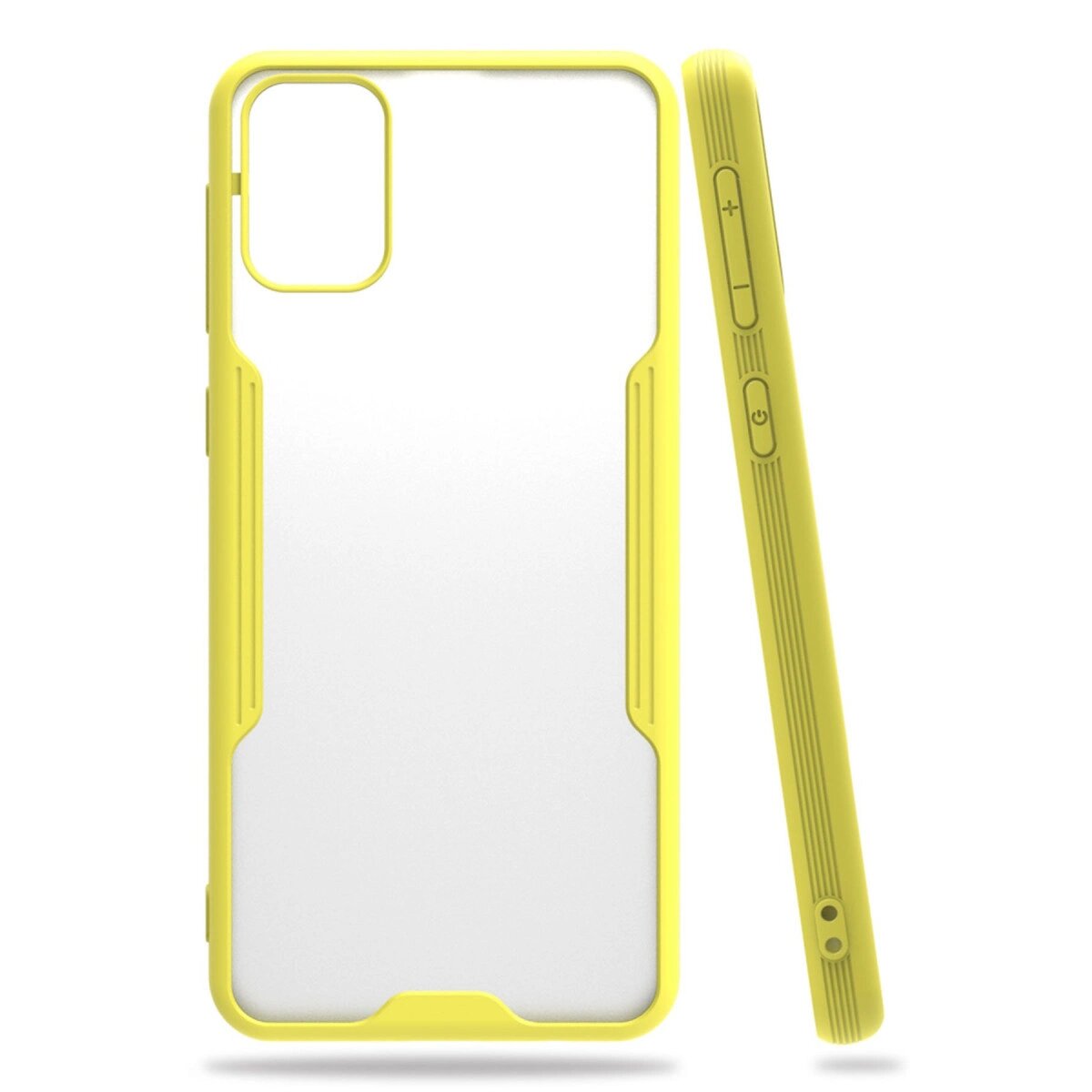 Samsung Galaxy M31 Kılıf Platin Silikon - Sarı Samsung Galaxy M31 Kılıf Platin Silikon - Sarı