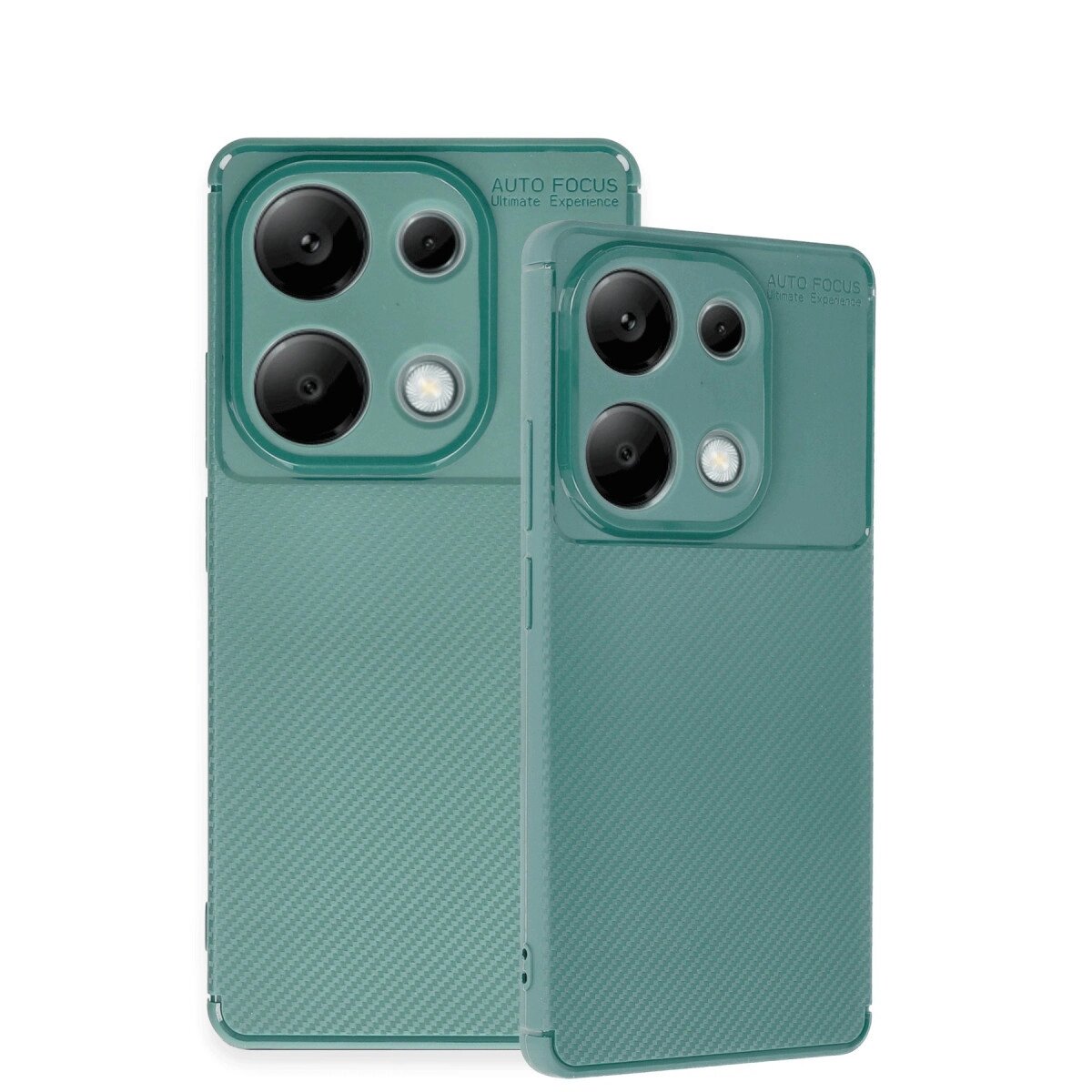 Xiaomi Redmi Note 13 Pro 4g Kılıf Auto Focus Karbon Kapak - Koyu Yeşil Xiaomi Redmi Note 13 Pro 4g Kılıf Auto Focus Karbon Kapak - Koyu Yeşil