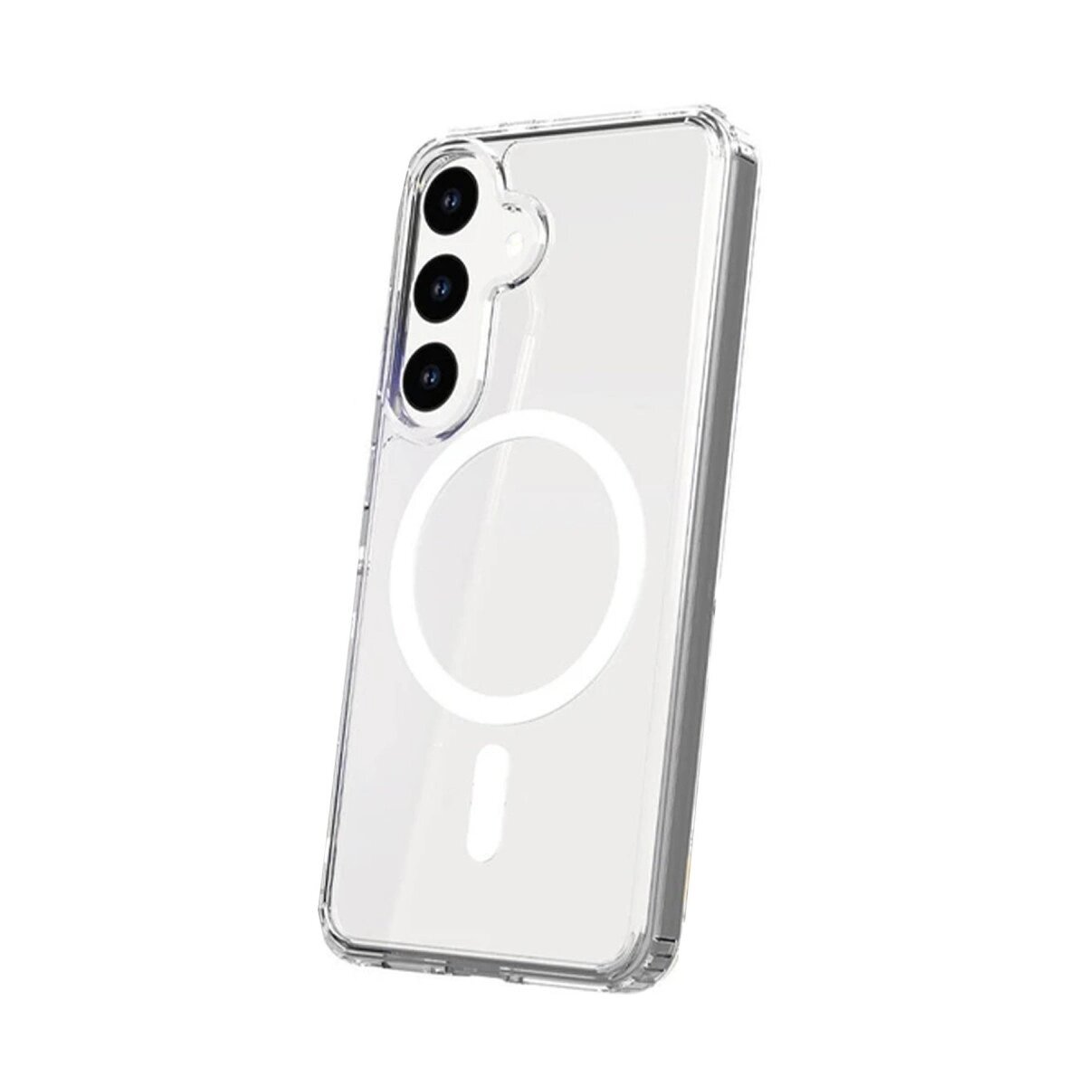 Samsung Galaxy S24 Kılıf Magneticsafe Şeffaf Silikon - Şeffaf Samsung Galaxy S24 Kılıf Magneticsafe Şeffaf Silikon - Şeffaf