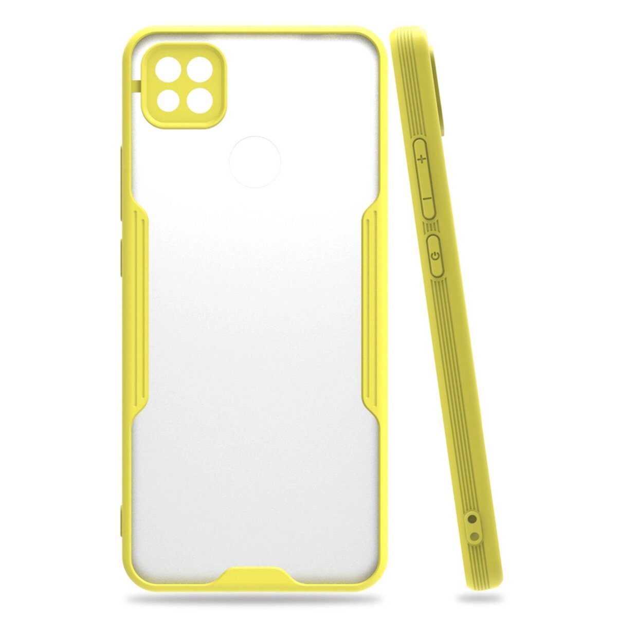Xiaomi Redmi 9c Kılıf Platin Silikon - Sarı Xiaomi Redmi 9c Kılıf Platin Silikon - Sarı