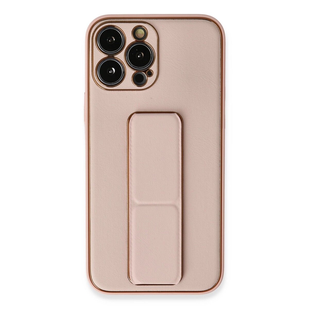 Apple İphone 13 Pro Kılıf Coco Deri Standlı Kapak - Pembe Apple İphone 13 Pro Kılıf Coco Deri Standlı Kapak - Pembe