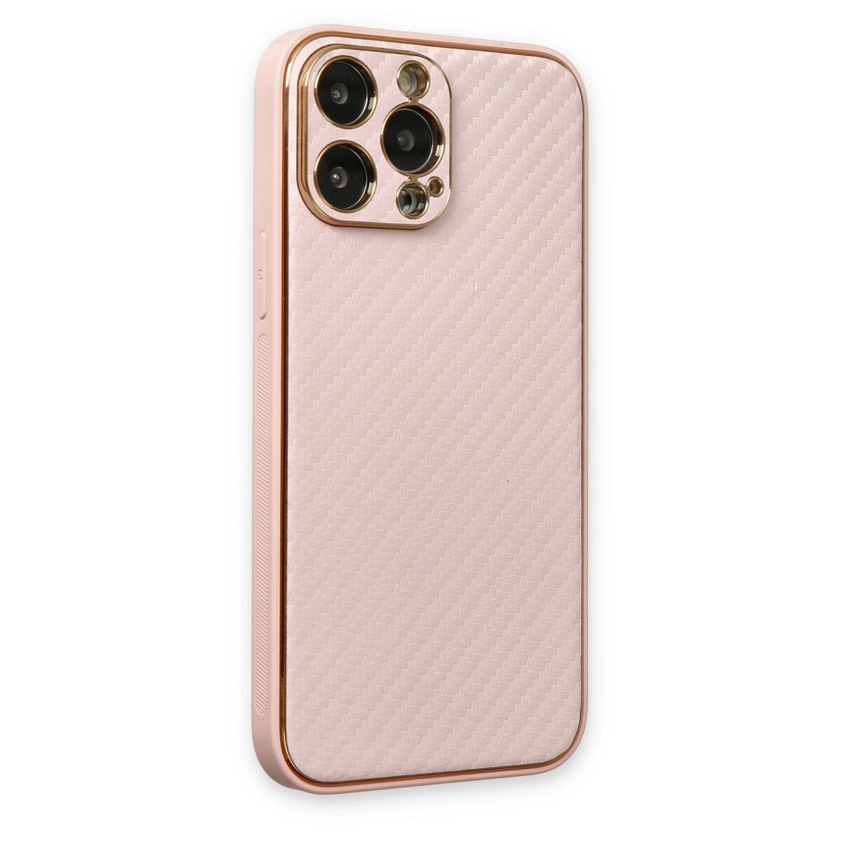 Apple İphone 13 Pro Kılıf Coco Karbon Silikon - Pembe Apple İphone 13 Pro Kılıf Coco Karbon Silikon - Pembe
