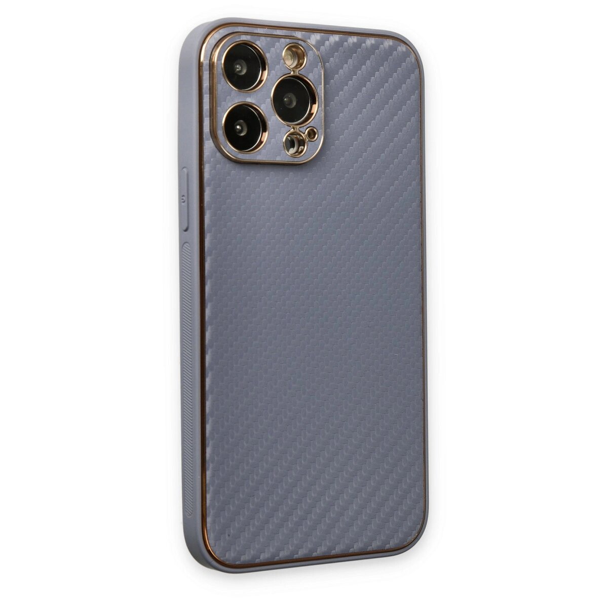 Apple İphone 13 Pro Kılıf Coco Karbon Silikon - Gri Apple İphone 13 Pro Kılıf Coco Karbon Silikon - Gri