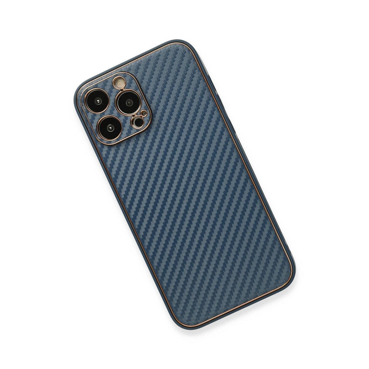 Apple İphone 13 Pro Max Kılıf Coco Karbon Silikon - Mavi Apple İphone 13 Pro Max Kılıf Coco Karbon Silikon - Mavi