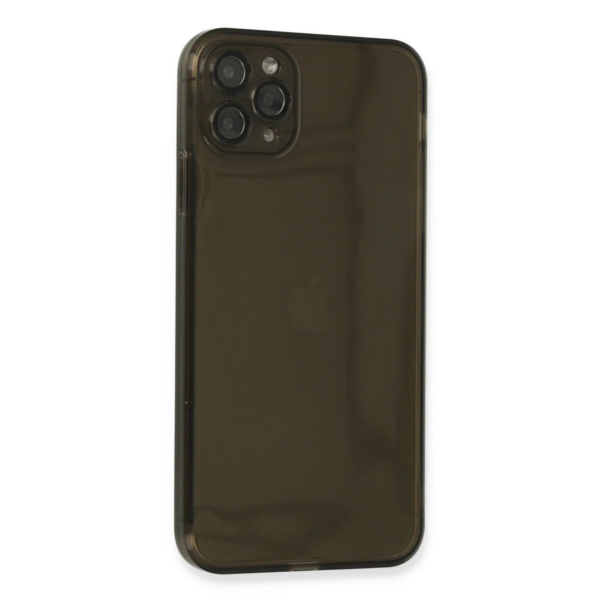 Apple İphone 11 Pro Max Kılıf Fly Lens Silikon - Siyah