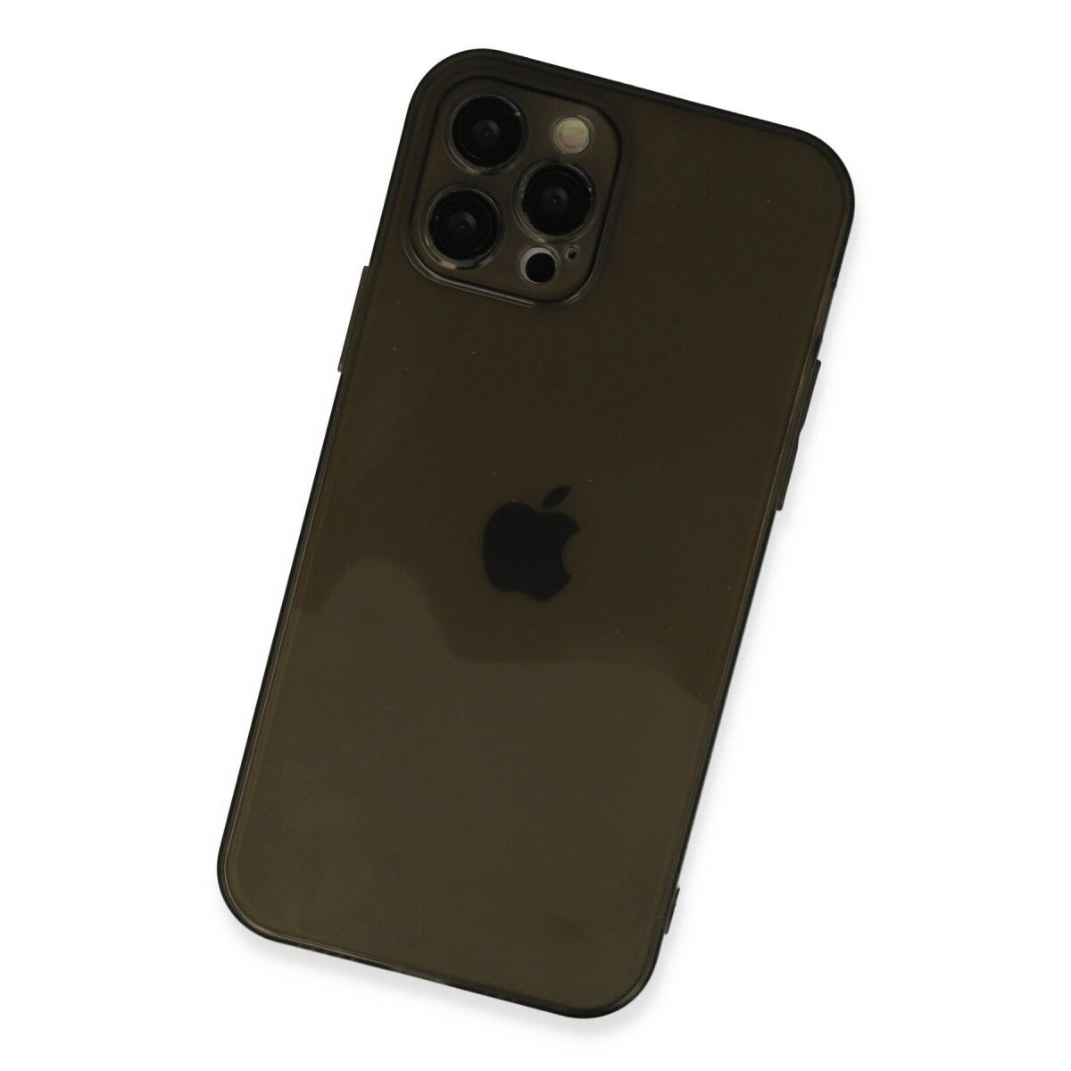 Apple İphone 12 Pro Kılıf Fly Lens Silikon - Siyah