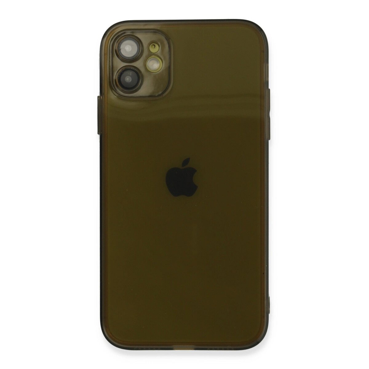 Apple İphone 12 Kılıf Fly Lens Silikon - Siyah Apple İphone 12 Kılıf Fly Lens Silikon - Siyah