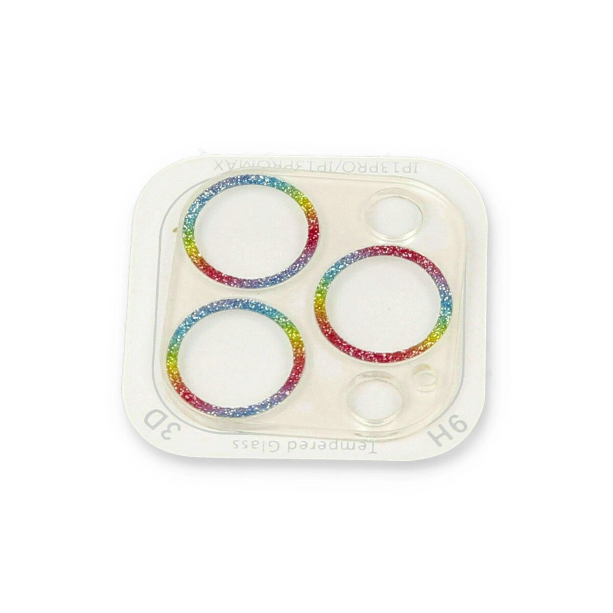 Apple İphone 13 Pro Shine Kamera Lens Koruma Cam - Rainbow Apple İphone 13 Pro Shine Kamera Lens Koruma Cam - Rainbow