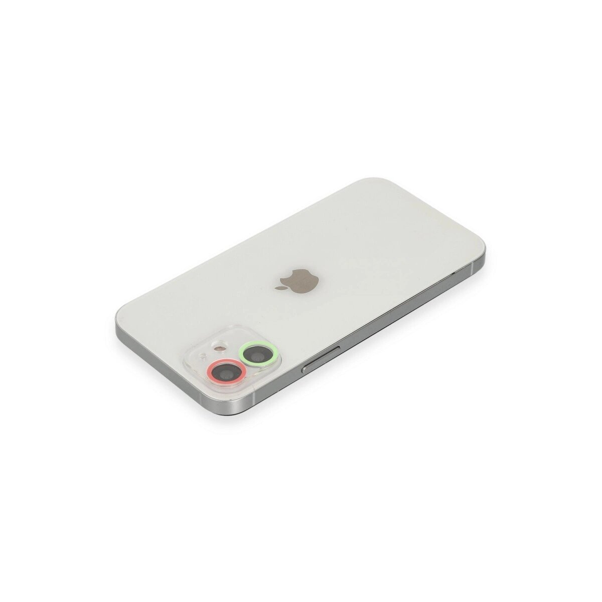 Apple İphone 12 Renkli Kamera Lens Koruma Cam - Yeşil-pembe Apple İphone 12 Renkli Kamera Lens Koruma Cam - Yeşil-pembe