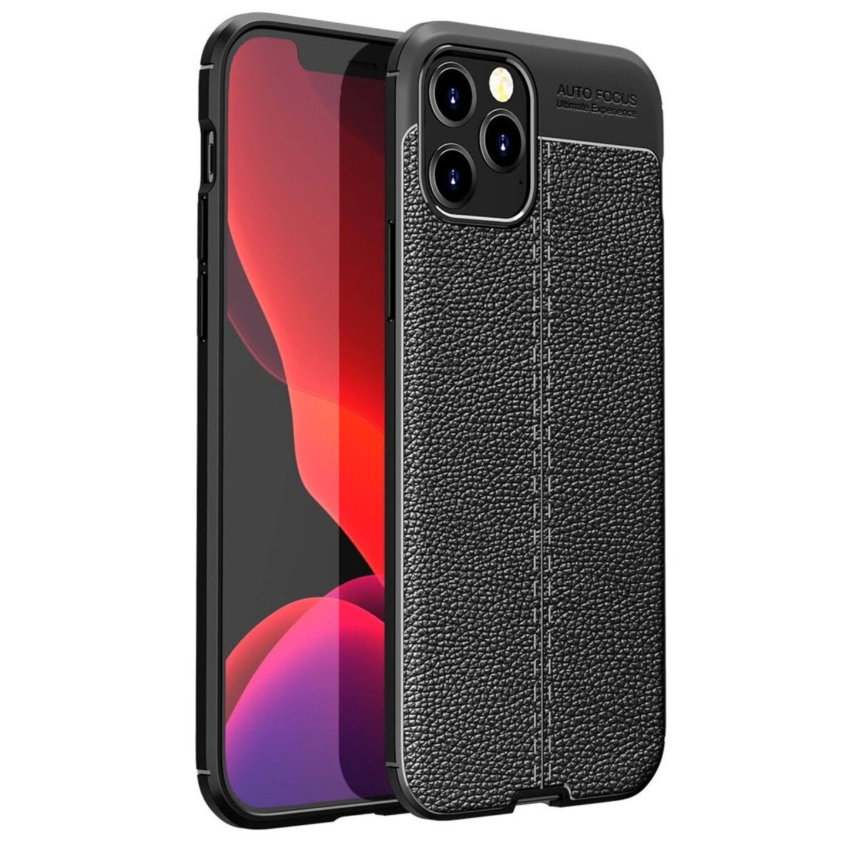 İphone 12 Pro Max Kılıf Auto Fus Kapak - Siyah