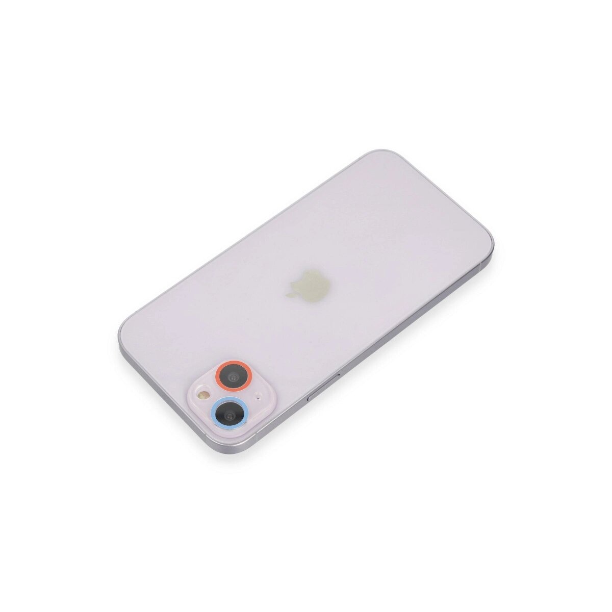 Apple İphone 13 Renkli Kamera Lens Koruma Cam - Pembe-mavi Apple İphone 13 Renkli Kamera Lens Koruma Cam - Pembe-mavi