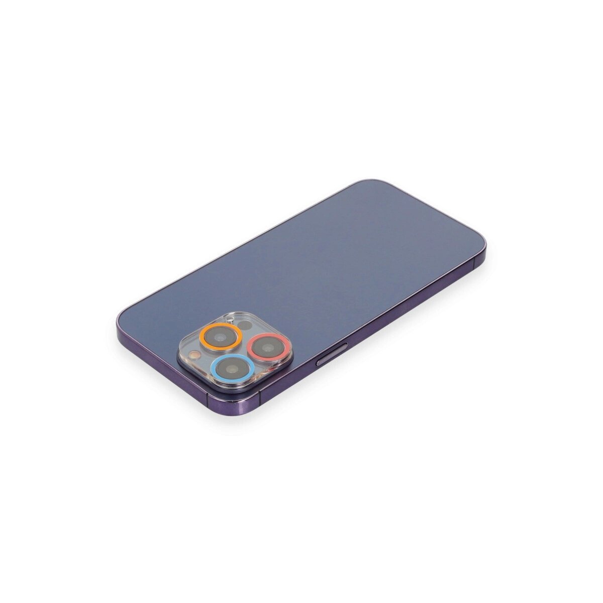 Apple İphone 13 Pro Renkli Kamera Lens Koruma Cam - Pembe-mavi Apple İphone 13 Pro Renkli Kamera Lens Koruma Cam - Pembe-mavi