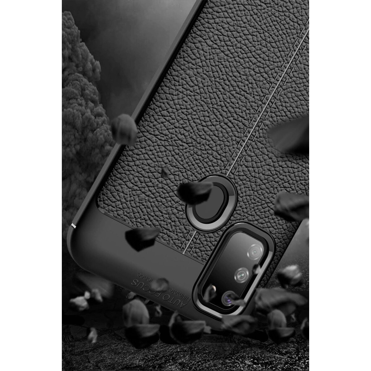 Samsung Galaxy M30s Kılıf Auto Focus Kapak - Kırmızı Samsung Galaxy M30s Kılıf Auto Focus Kapak - Kırmızı