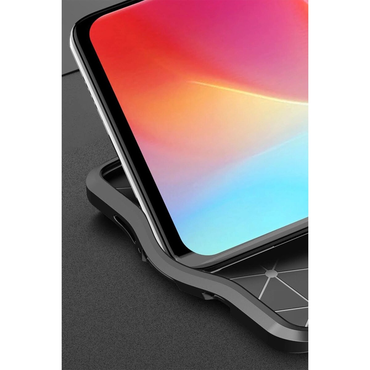 Xiaomi Mi Note 10 Lite Kılıf Auto Focus Kapak - Kırmızı Xiaomi Mi Note 10 Lite Kılıf Auto Focus Kapak - Kırmızı