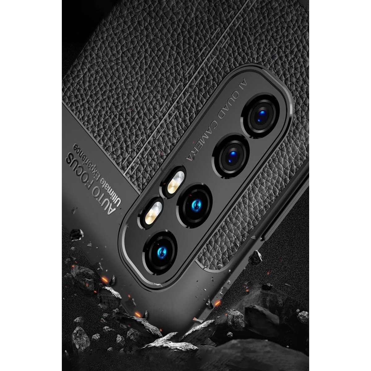 Xiaomi Mi Note 10 Lite Kılıf Auto Focus Kapak - Kırmızı Xiaomi Mi Note 10 Lite Kılıf Auto Focus Kapak - Kırmızı
