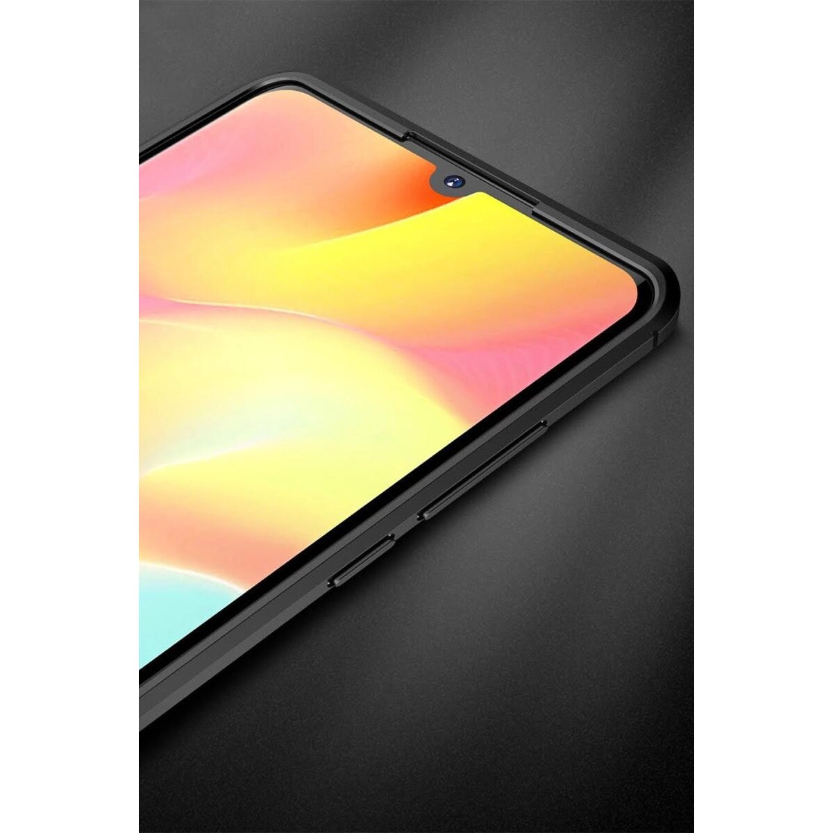 Xiaomi Mi Note 10 Lite Kılıf Auto Focus Kapak - Kırmızı Xiaomi Mi Note 10 Lite Kılıf Auto Focus Kapak - Kırmızı