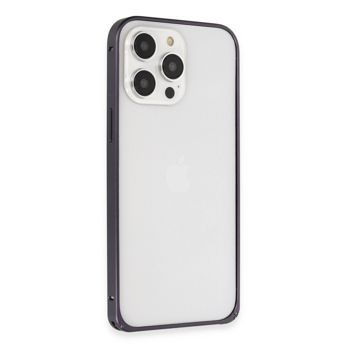 Joko Apple İphone 14 Pro Kılıf Metal Bumper Magneticsafe Kapak - Derin Mor Joko Apple İphone 14 Pro Kılıf Metal Bumper Magneticsafe Kapak - Derin Mor