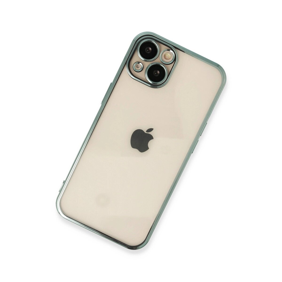 Apple İphone 13 Kılıf Razer Lensli Silikon - Yeşil Apple İphone 13 Kılıf Razer Lensli Silikon - Yeşil