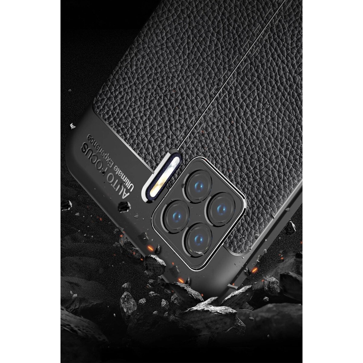 Oppo A73 Kılıf Auto Focus Kapak - Kırmızı Oppo A73 Kılıf Auto Focus Kapak - Kırmızı