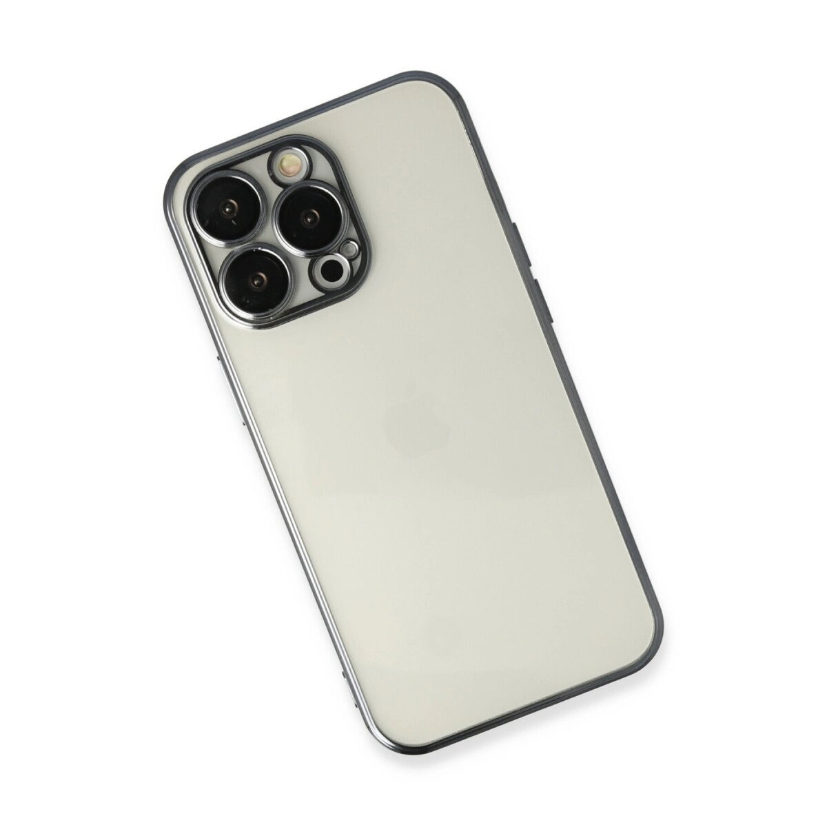 Apple İphone 13 Pro Max Kılıf Razer Lensli Silikon - Siyah