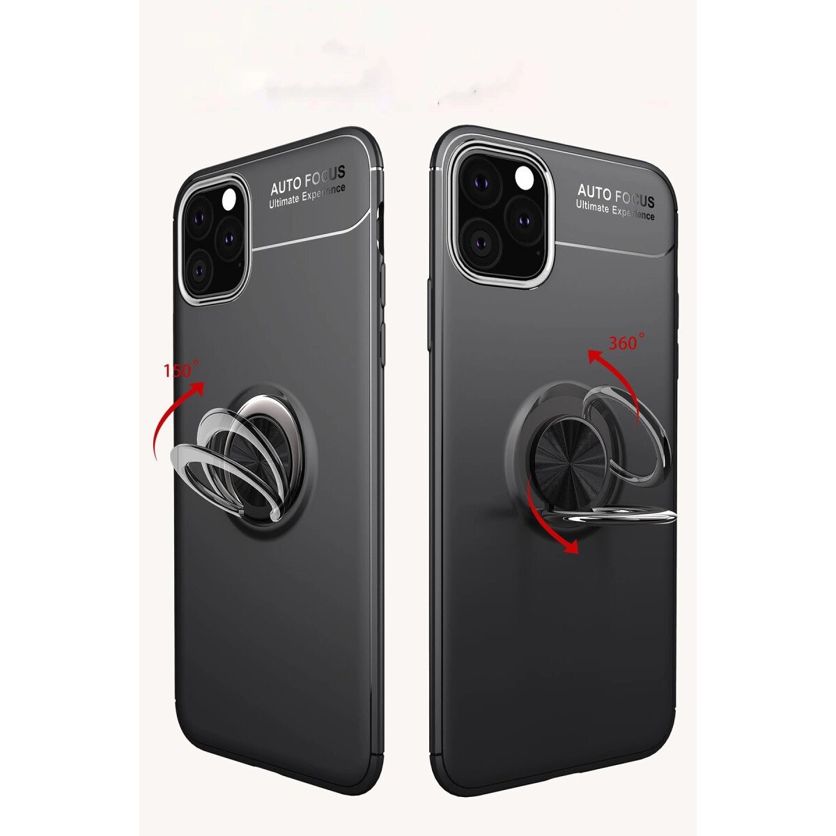 Apple İphone 11 Pro Kılıf Range Yüzüklü Silikon - Mavi Apple İphone 11 Pro Kılıf Range Yüzüklü Silikon - Mavi