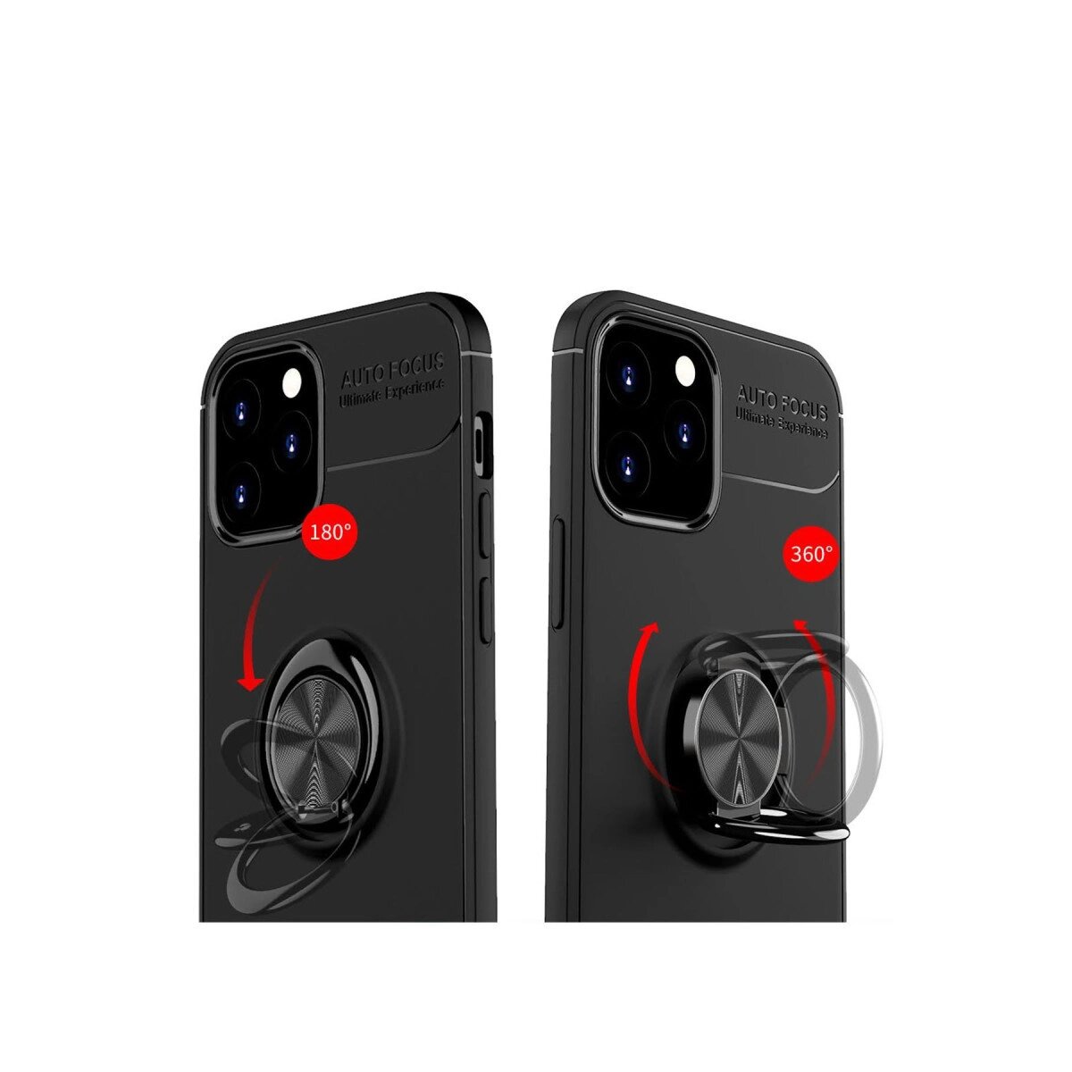 Apple İphone 12 Kılıf Range Yüzüklü Silikon - Mavi