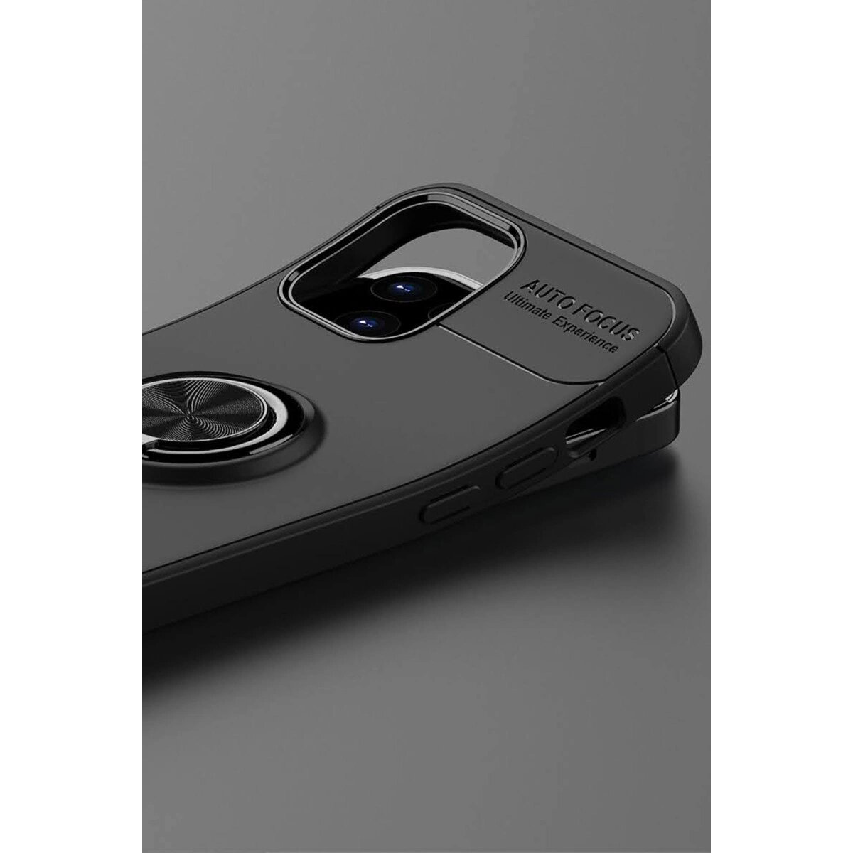 Apple İphone 12 Kılıf Range Yüzüklü Silikon - Mavi