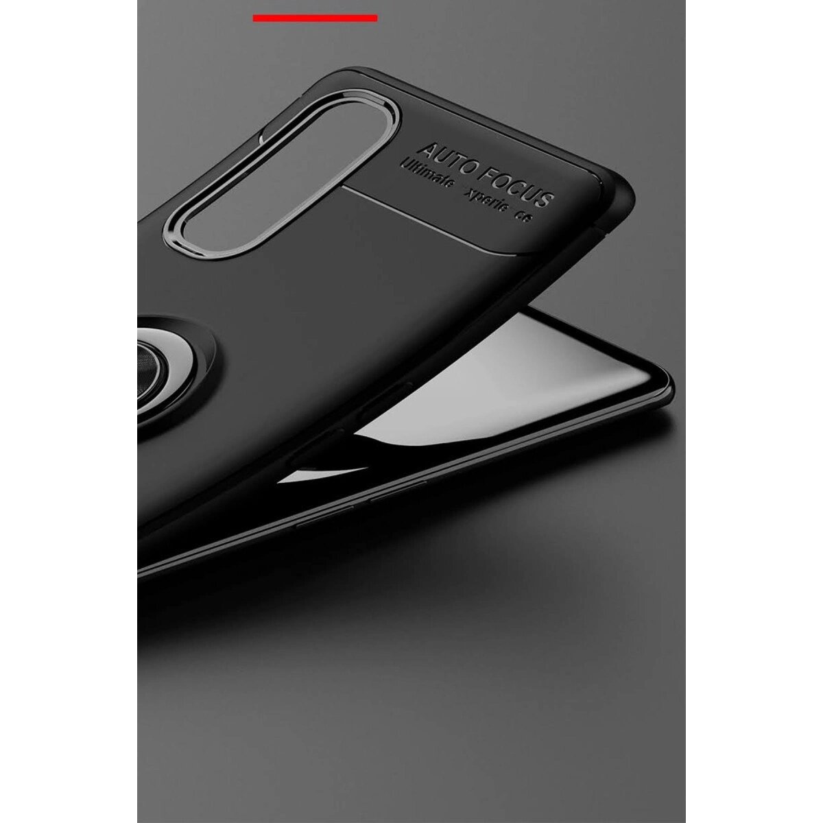 Oppo Find X2 Kılıf Range Yüzüklü Silikon - Mavi Oppo Find X2 Kılıf Range Yüzüklü Silikon - Mavi