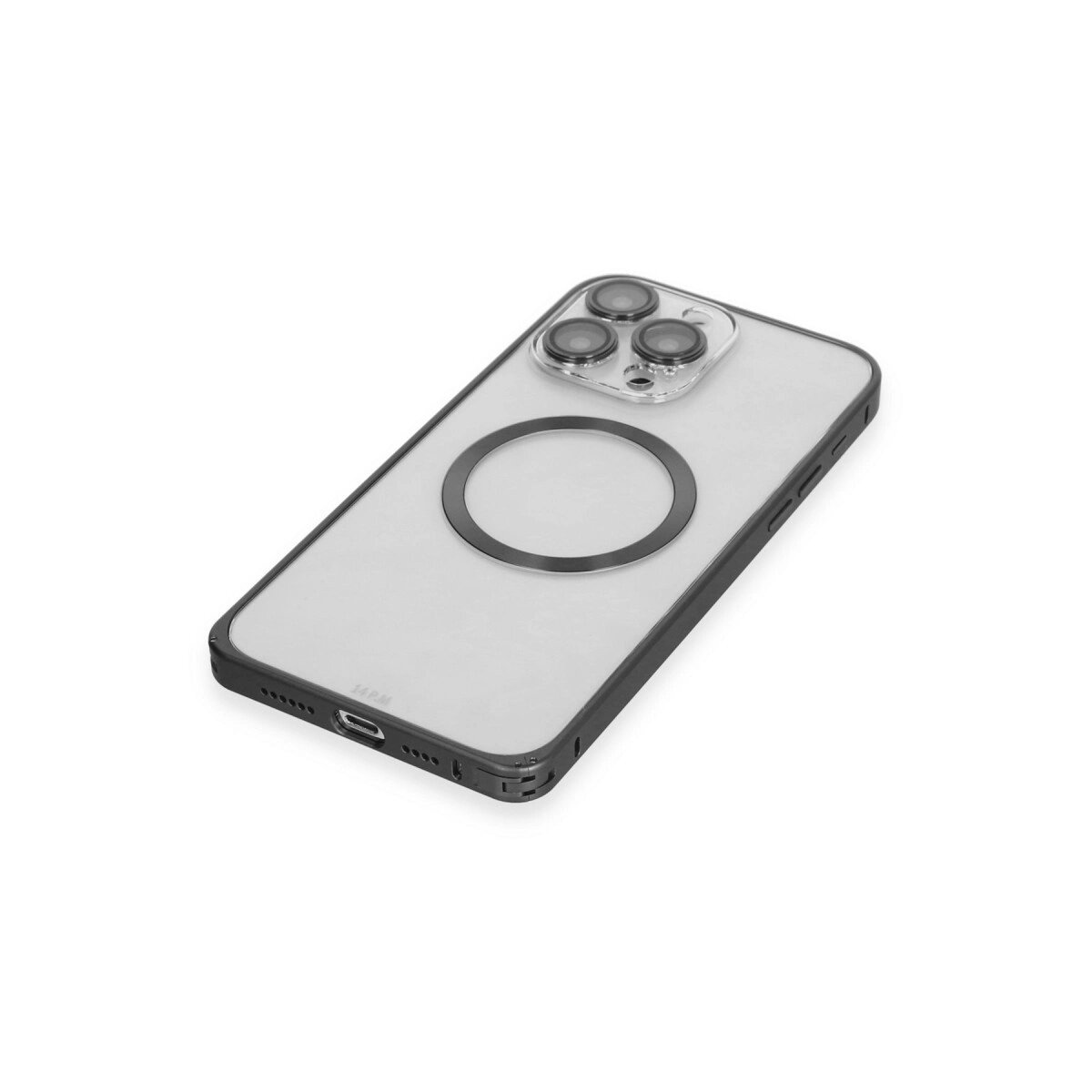 Joko Apple İphone 15 Pro Max Kılıf Metal Bumper Magneticsafe Kapak - Siyah Joko Apple İphone 15 Pro Max Kılıf Metal Bumper Magneticsafe Kapak - Siyah