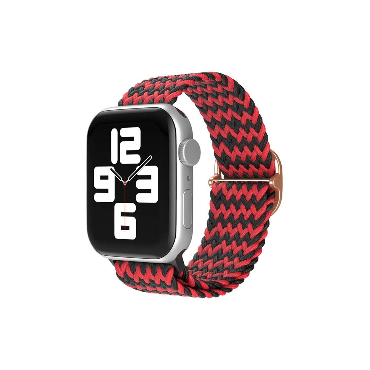 Apple Watch 38mm  Kordon (saat Değildir) - Zigzag Kırmızı-siyah