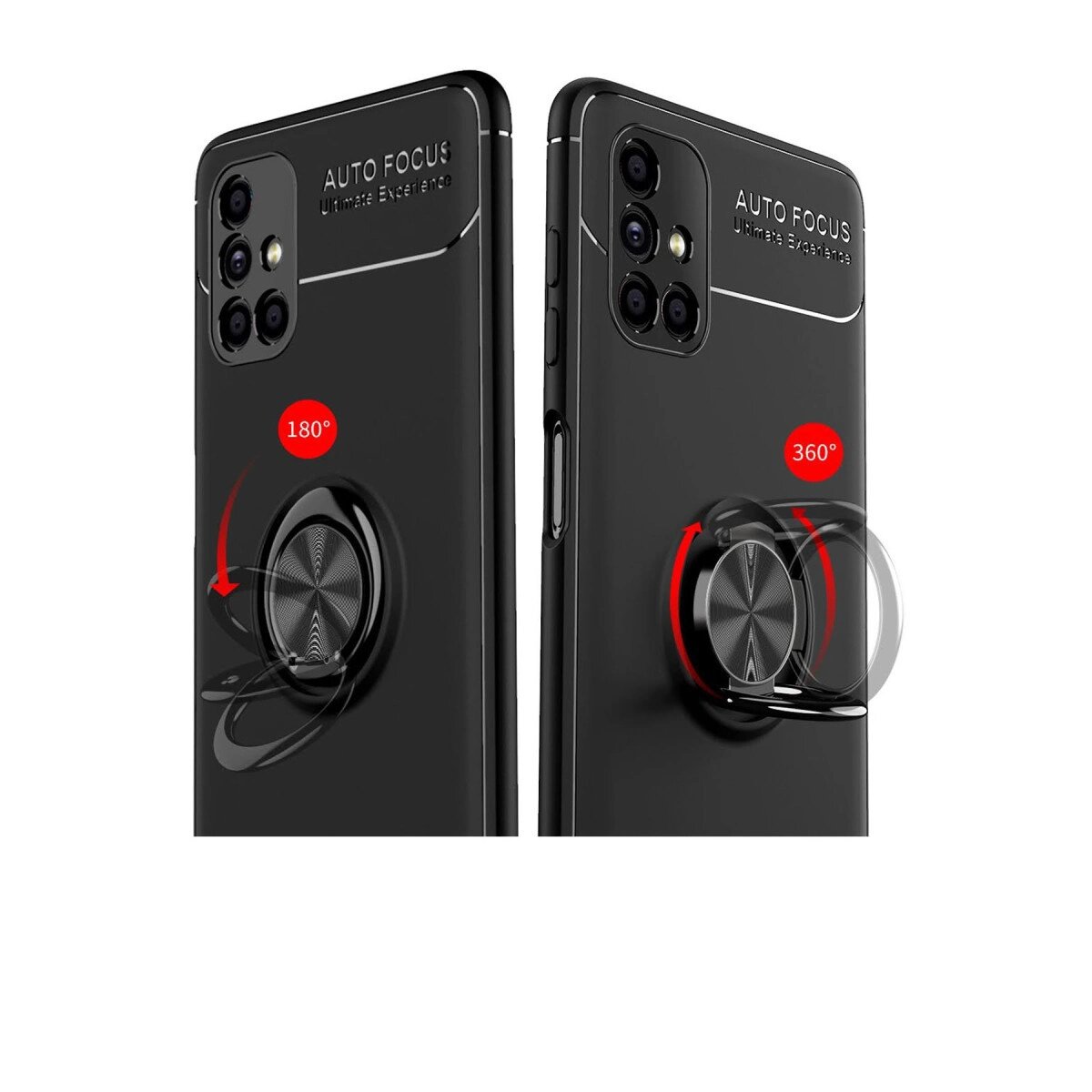 Samsung Galaxy M51 Kılıf Range Yüzüklü Silikon - Kırmızı Samsung Galaxy M51 Kılıf Range Yüzüklü Silikon - Kırmızı