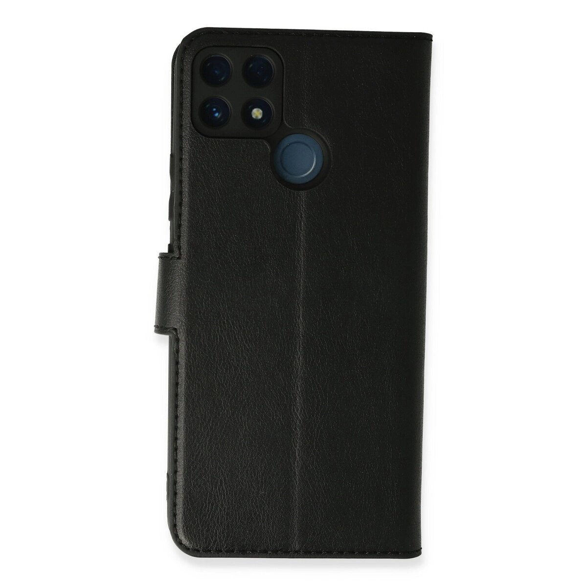 Realme C25 Kılıf Trend S Plus Kapaklı Kılıf - Siyah Realme C25 Kılıf Trend S Plus Kapaklı Kılıf - Siyah