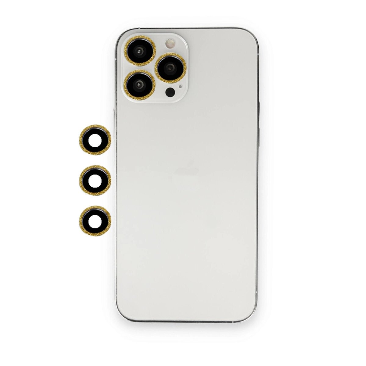 Apple İphone 13 Pro Max Shine Kamera Lens - Gold Apple İphone 13 Pro Max Shine Kamera Lens - Gold
