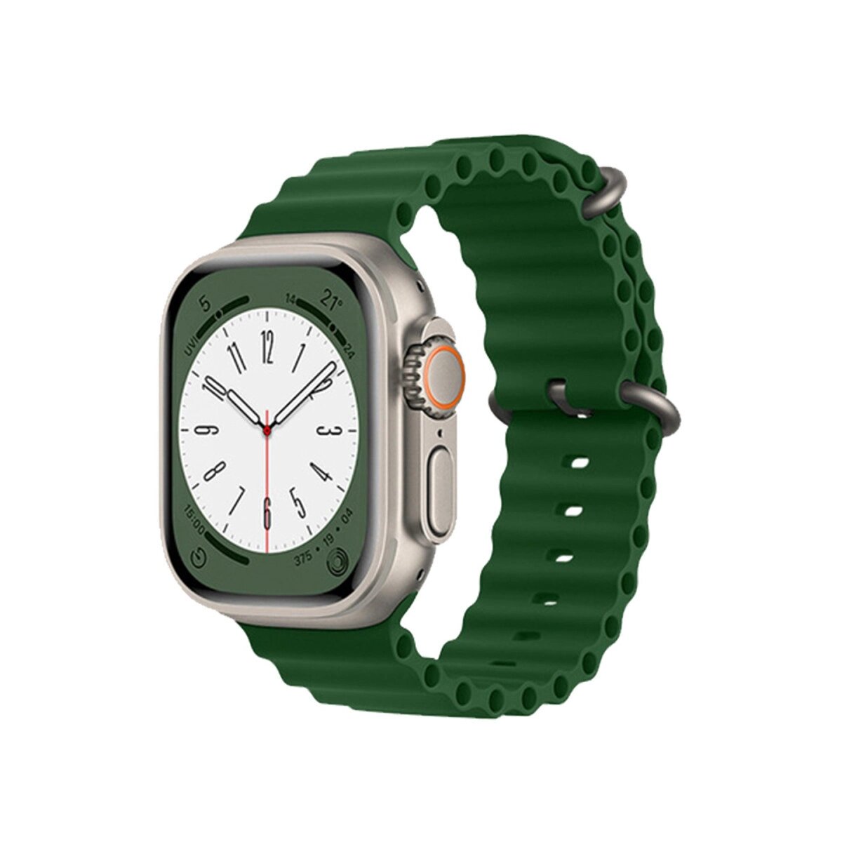 Apple Watch 38mm Ocean Kordon (saat Değildir) - Koyu Yeşil