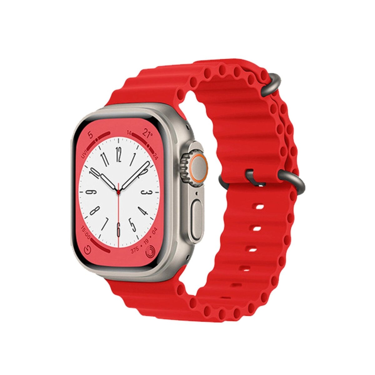 Apple Watch 42mm Ocean Kordon (saat Değildir) - Kırmızı